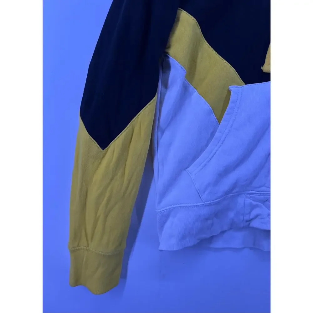 True Religion Black and Yellow Zip Up Hoodie Size Small